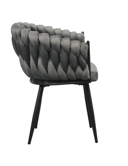 Scaun Bucătărie BLER, 64x55x78 cm, Velvet Metal Cadru Metalic | MobilaOK