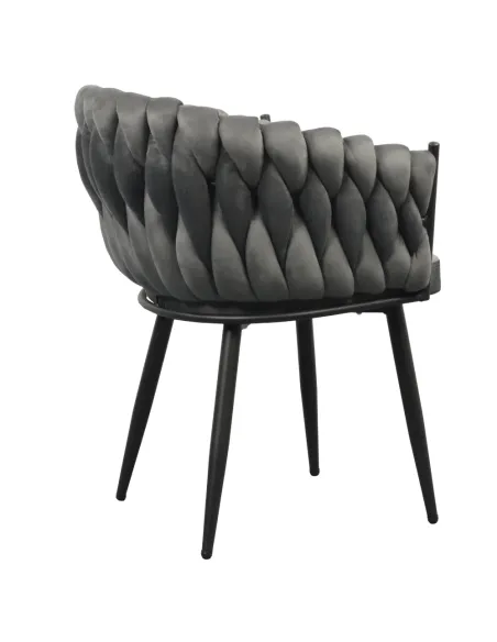 Scaun Bucătărie BLER, 64x55x78 cm, Velvet Metal Cadru Metalic | MobilaOK