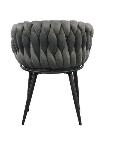 Scaun Bucătărie BLER, 64x55x78 cm, Velvet Metal Cadru Metalic | MobilaOK