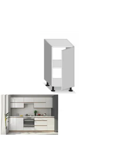 Dulap inferior, KONDELA, bucatarie, 40x82x54.5 cm, PAL melaminat | MobilaOK