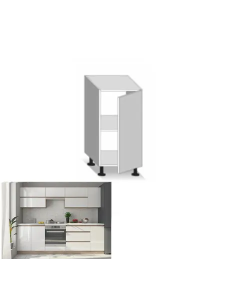 Dulap inferior, KONDELA, bucatarie, 40x82x54.5 cm, PAL melaminat | MobilaOK