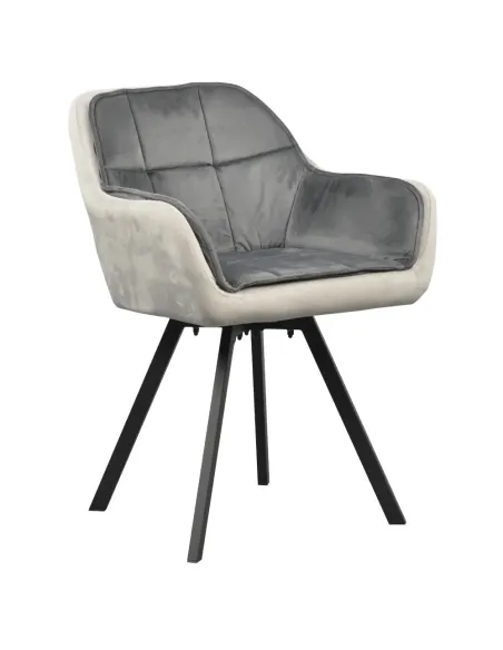 Fotoliu FLER, sufragerie, 57x58x81 cm, Velvet, metal | MobilaOK