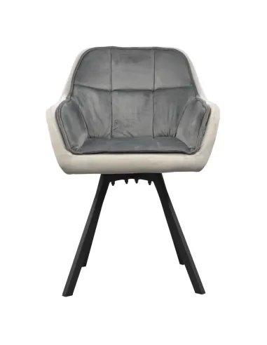 Fotoliu FLER, sufragerie, 57x58x81 cm, Velvet, metal | MobilaOK
