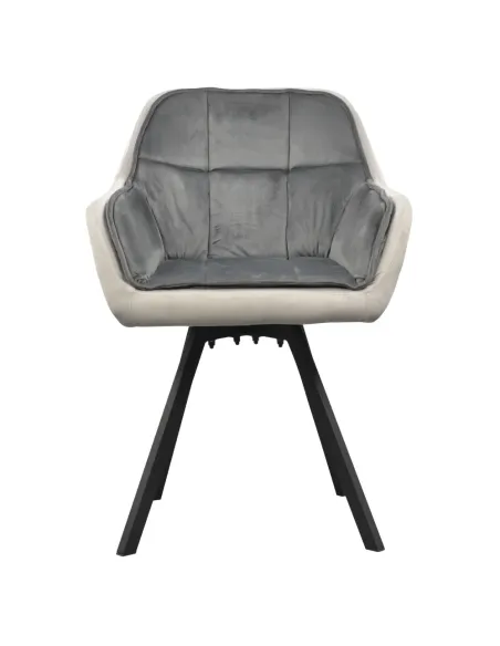 Fotoliu FLER, sufragerie, 57x58x81 cm, Velvet, metal | MobilaOK