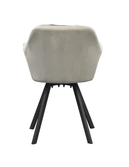 Fotoliu FLER, sufragerie, 57x58x81 cm, Velvet, metal | MobilaOK