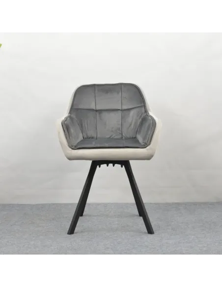 Fotoliu FLER, sufragerie, 57x58x81 cm, Velvet, metal | MobilaOK