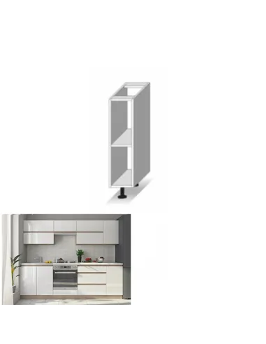 Dulap inferior KONDELA, bucătărie, 20x82.5x52.5 cm, PAL melaminat stejar sonoma | MobilaOK