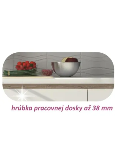 Dulap inferior KONDELA, bucătărie, 20x82.5x52.5 cm, PAL melaminat stejar sonoma | MobilaOK