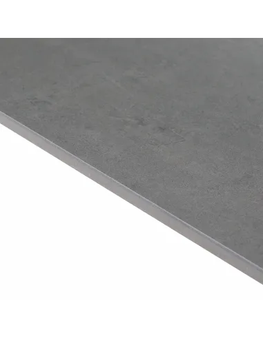 Masa de sufragerie, marmură gri/neagră, 160x80 cm, FLORENC TIP 2 | MobilaOK