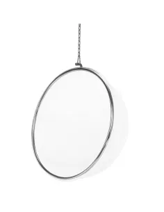 Scaun suspendat BUBBLE NEW TIP 1, living/balcon/grădină, 106x62x106 cm, oțel/acrilic/țesătură | MobilaOK 2