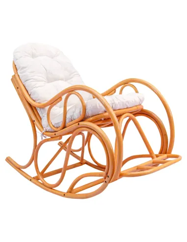 Scaun balansoar AGATON, living, 55x130x100/110 cm, tapiţerie ţesătură | MobilaOK