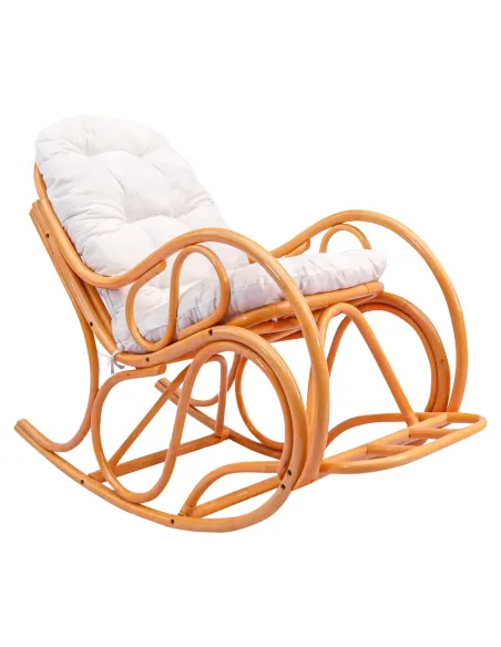 Scaun balansoar AGATON, living, 55x130x100/110 cm, tapiţerie ţesătură | MobilaOK