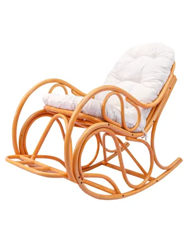 Scaun balansoar AGATON, living, 55x130x100/110 cm, tapiţerie ţesătură | MobilaOK