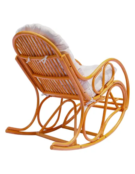 Scaun balansoar AGATON, living, 55x130x100/110 cm, tapiţerie ţesătură | MobilaOK
