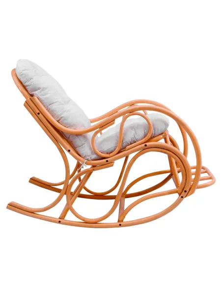 Scaun balansoar AGATON, living, 55x130x100/110 cm, tapiţerie ţesătură | MobilaOK