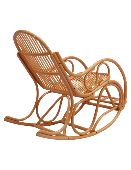 Scaun balansoar AGATON, living, 55x130x100/110 cm, tapiţerie ţesătură | MobilaOK