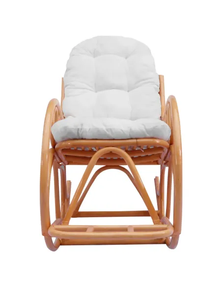 Scaun balansoar AGATON, living, 55x130x100/110 cm, tapiţerie ţesătură | MobilaOK
