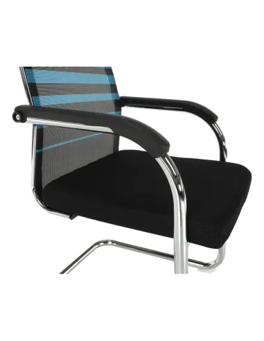 Scaun ESIN, birou, 55x64x93 cm, textil mesh și metal | MobilaOK