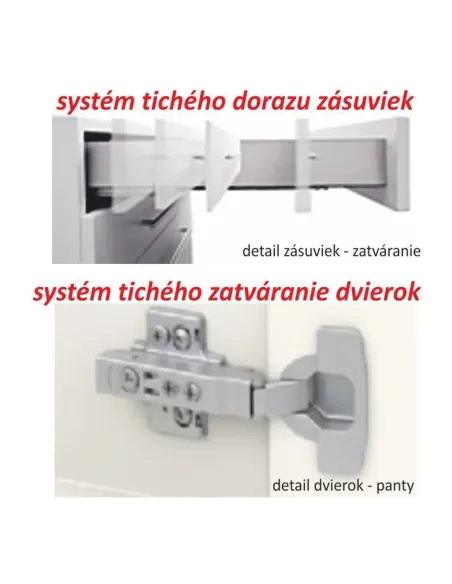 Dulap bucatarie LINE, incorporare aragaz cu sertar, 60x82x55 cm, PAL melaminat stejar sonoma | MobilaOK