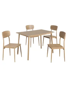 Set de Sufragerie LAMIR, living, 110x70x76 cm, MDF și metal | MobilaOK 2