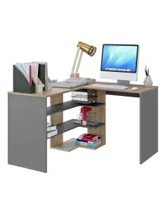 Masă PC TAMARI, birou, 120x120x75.4 cm, PAL melaminat | MobilaOK