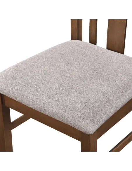 Set Sufragerie ROIS SET, living, 110x70x75.2 cm, Lemn cauciuc, MDF, furnir | MobilaOK