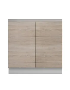 Mască chiuvetă LINE, 80x82x54.5 cm, PAL melaminat stejar sonoma, bucătărie | MobilaOK
