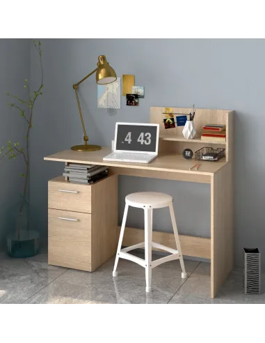 Masă PC, stejar sonoma, PLATON NEW | MobilaOK