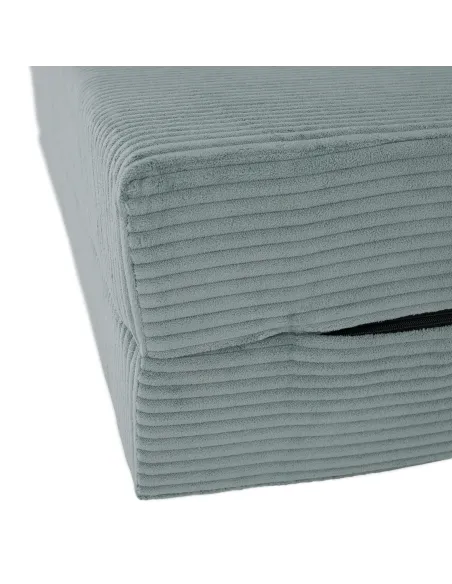 Fotoliu-Saltea VEDIS, 2 in 1, living/dormitor, 120x82x52 cm, spumă + textile, mentă | MobilaOK