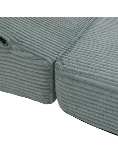 Fotoliu-Saltea VEDIS, 2 in 1, living/dormitor, 120x82x52 cm, spumă + textile, mentă | MobilaOK