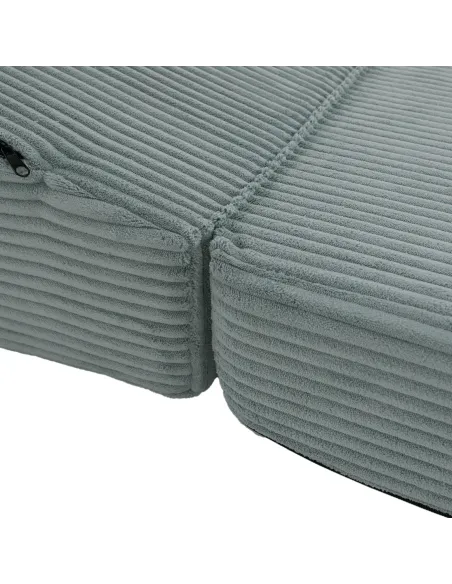 Fotoliu-Saltea VEDIS, 2 in 1, living/dormitor, 120x82x52 cm, spumă + textile, mentă | MobilaOK