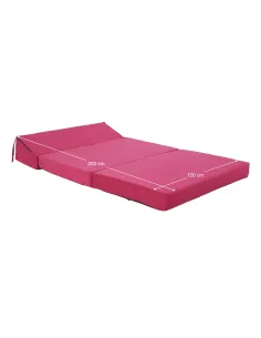 Fotoliu Extensibil VEDIS, living, 120x82x52 cm, tesatura, roz magenta | MobilaOK 2