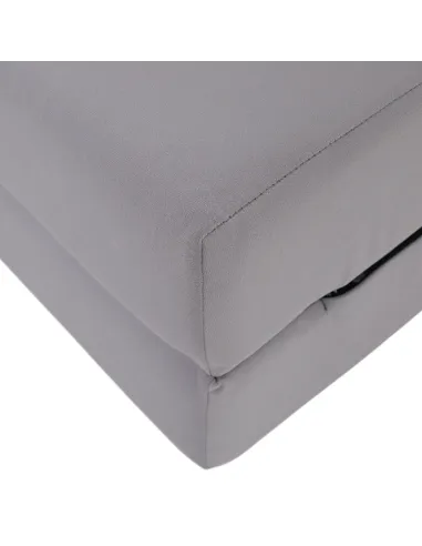 Saltea Pliabilă VEDIS, 2 in 1, gri deschis, 120x200 cm, Poliuretan Spumă | MobilaOK