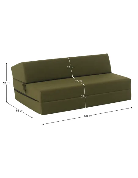 Saltea/Scaun Pliabil VEDIS, 2 in 1, living/dormitor, 120x200 cm, Tesatura | MobilaOK