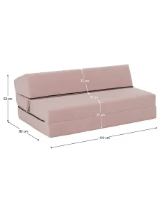 Fotoliu Extensibil VEDIS, 2 in 1, living/dormitor, 120x82x52 cm, Tesatura Trinity 19 | MobilaOK 2