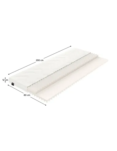 Saltea VALERI, dormitor, 80x200 cm, spumă elastică | MobilaOK