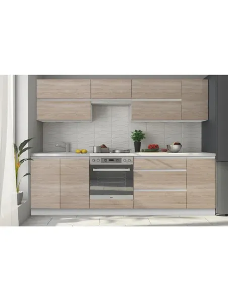 Dulap superior KONDELA, bucătărie, 60x30x32 cm, PAL melaminat stejar sonoma | MobilaOK