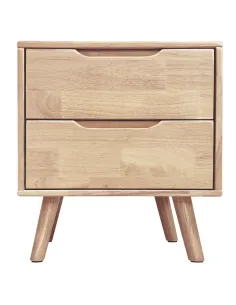 Noptieră BRUNI pentru dormitor, 43x40.5x48 cm, Lemn masiv natural | MobilaOK 2