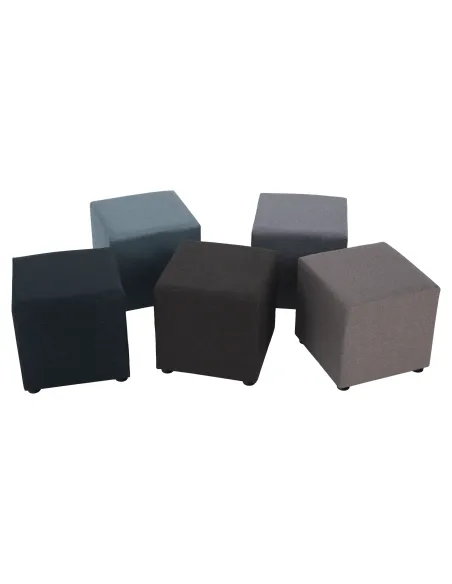 Taburet REGOR, living/dormitor, 40x40x39 cm, ţesătură Twist + PAL | MobilaOK
