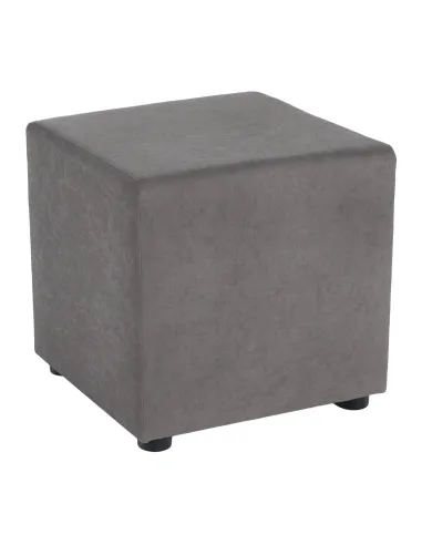 Taburet REGOR, scaun auxiliar bucătărie/hol, 40x40x39 cm, PAL și țesătură Alova | MobilaOK