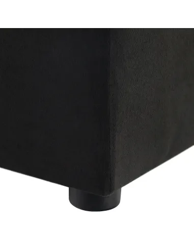 Taburet REGOR, puf living/dormitor, 40x40x39 cm, PAL și spumă, material Alova | MobilaOK