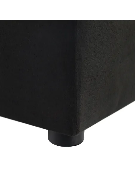 Taburet REGOR, puf living/dormitor, 40x40x39 cm, PAL și spumă, material Alova | MobilaOK