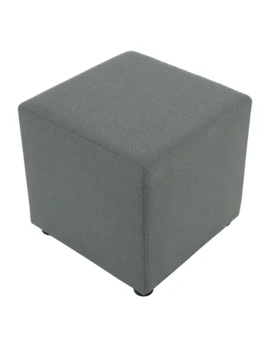 Taburet REGOR, puf living/dormitor, 40x40x39 cm, PAL și spumă | MobilaOK