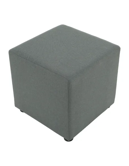Taburet REGOR, puf living/dormitor, 40x40x39 cm, PAL și spumă | MobilaOK