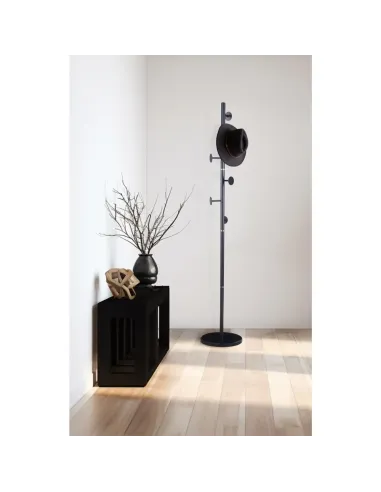 Cuier TRITON pentru hol, 36.5x176 cm, metal/marmură | MobilaOK