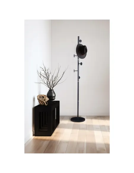 Cuier TRITON pentru hol, 36.5x176 cm, metal/marmură | MobilaOK