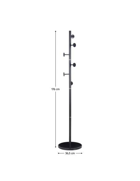 Cuier TRITON pentru hol, 36.5x176 cm, metal/marmură | MobilaOK