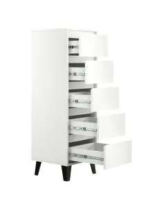 Comodă BOGAN 5S40 pentru dormitor/hol, 40x38.8x120.4 cm, PAL melaminat | MobilaOK 2