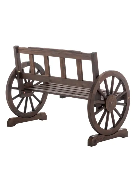 Bancă de gradină SABA TYP 1, exterior, 104x55x76 cm, Lemn de pin | MobilaOK