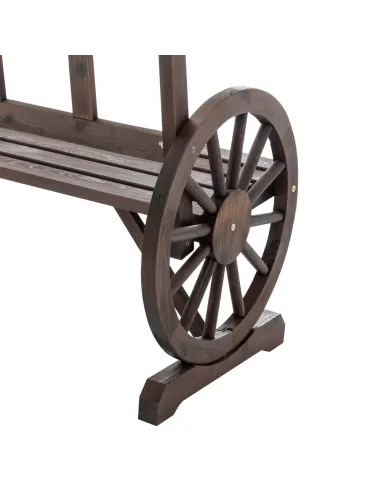 Bancă de gradină SABA TYP 1, exterior, 104x55x76 cm, Lemn de pin | MobilaOK